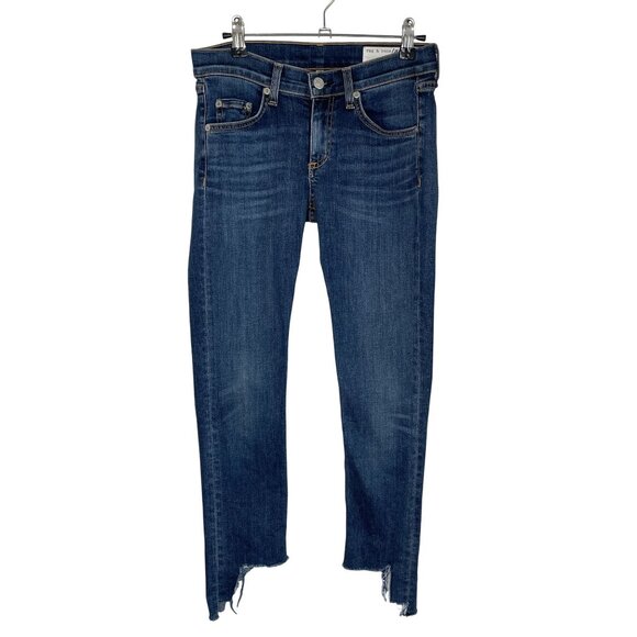 Rag & Bone Capri Distressed Jeans in Hampton, 25 - Picture 3 of 11